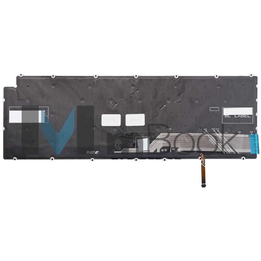 Teclado para Dell SG-98501-XUA Prata Com detalhes estéticos