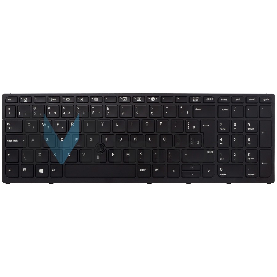 Teclado Para Notebook Hp Sn7142bl Sg-81610-xua Layout BR