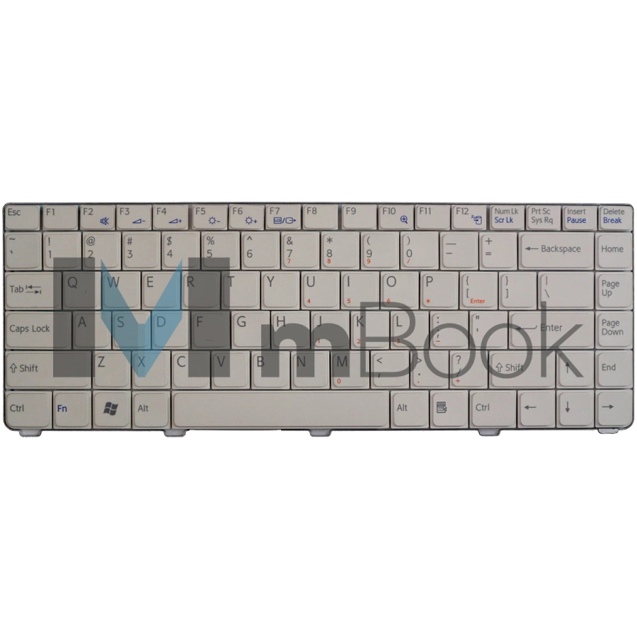 Teclado Branco P/ Sony Vaio 147996521 147996522