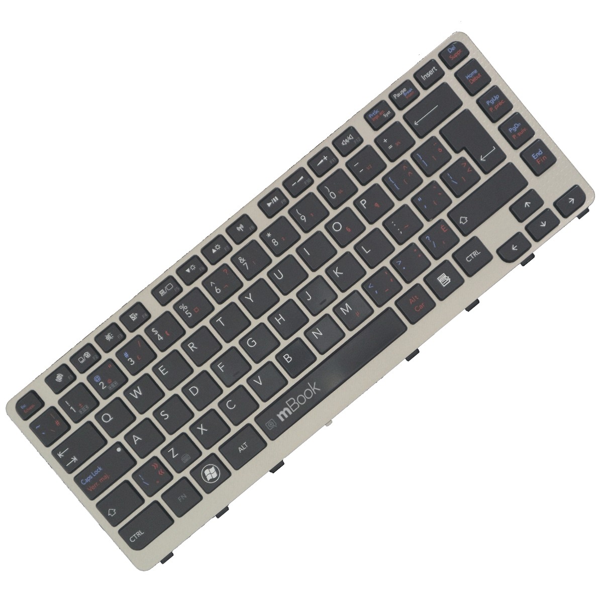 Teclado para Toshiba Satellite E300 E305 V121246ak1, 