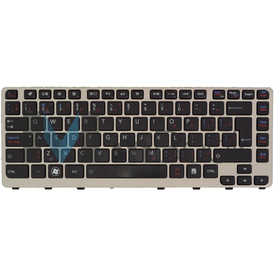 Teclado para Toshiba Satellite E300 E305 V121246ak1, 