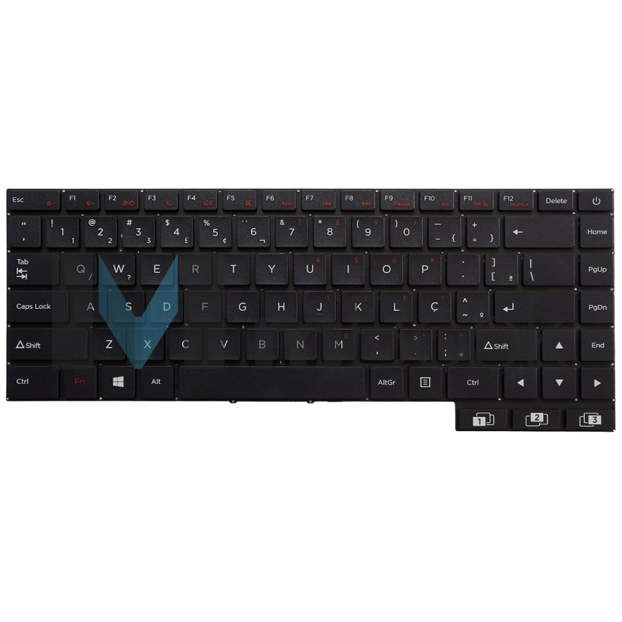 Teclado para Positivo SCDY-315-18 XK Com Botão Netflix