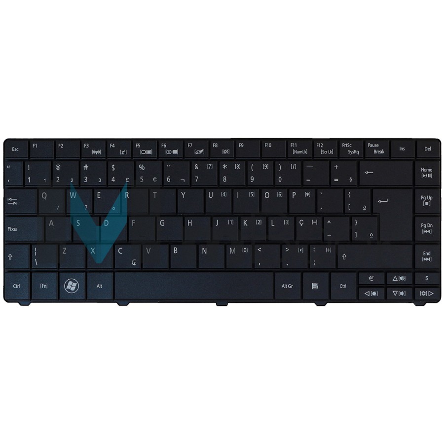 Teclado para Acer 9z.n3l82.d1b Aezqz600010 Aezqz601010