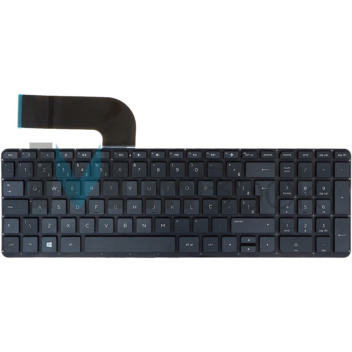 Teclado HP Pavilion 17-F133DS 17-F134DS 17-F132DS BR, 