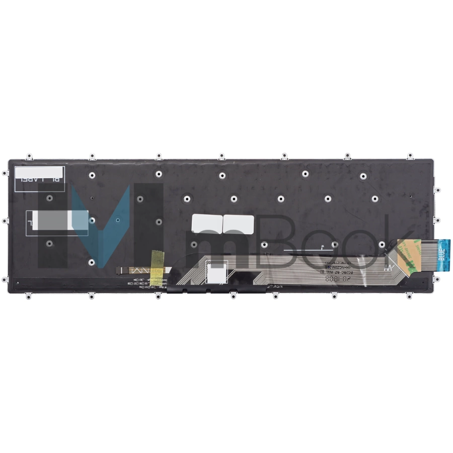 Teclado para Dell Inspiron 7779 Led Azul Com detalhes