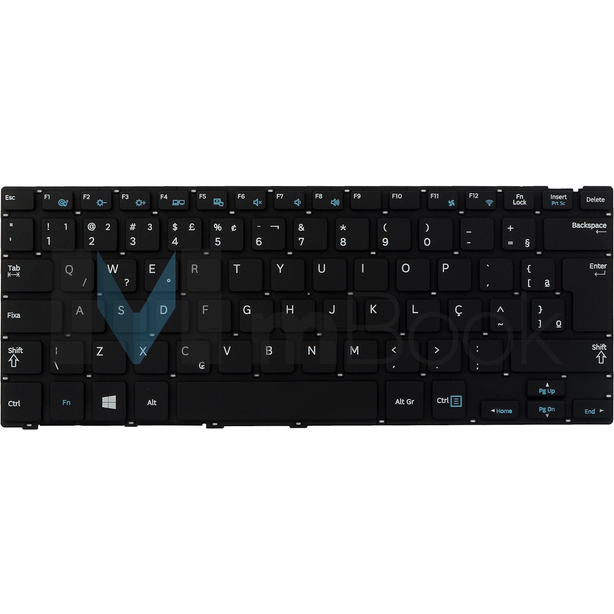 Teclado para Samsung NP910S3G NP915S3G SN3730W BR, 