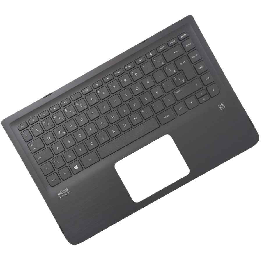 Teclado Palmrest Bezel para HP Pavilion 809829-201, 
