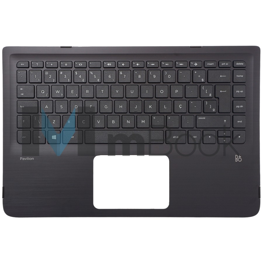 Teclado Palmrest Bezel para HP Pavilion 797212-201, 