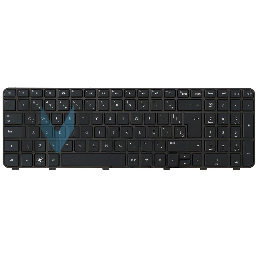 Teclado Com Frame Dv6-6000 Mh-633890-001 V122603as1 Br Com Ç