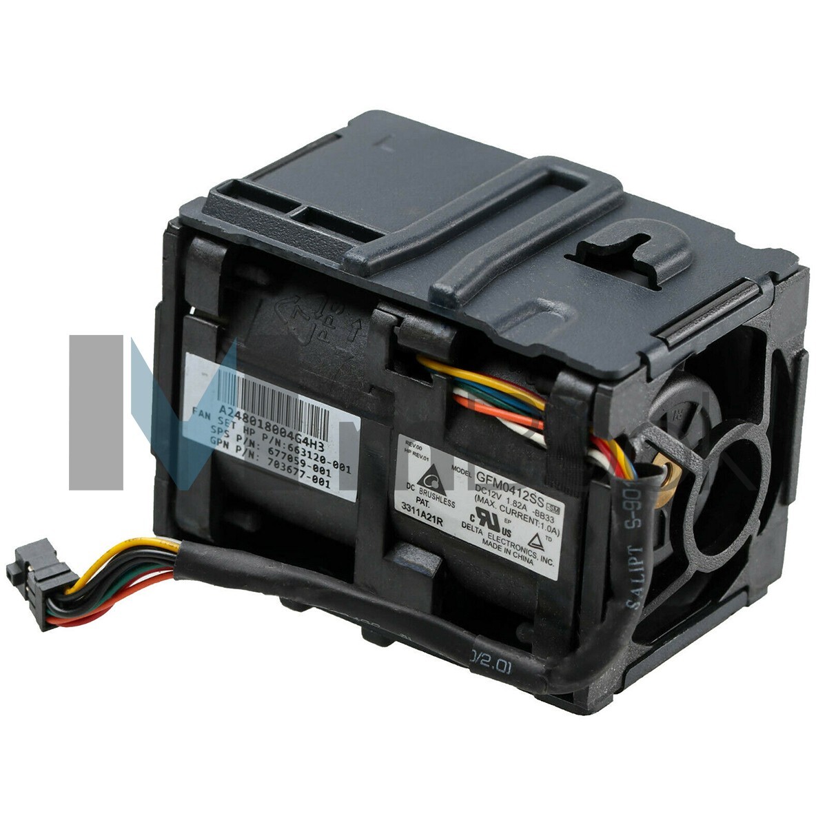Cooler Fan Ventoinha para HP compatível com PN 677059-001, 
