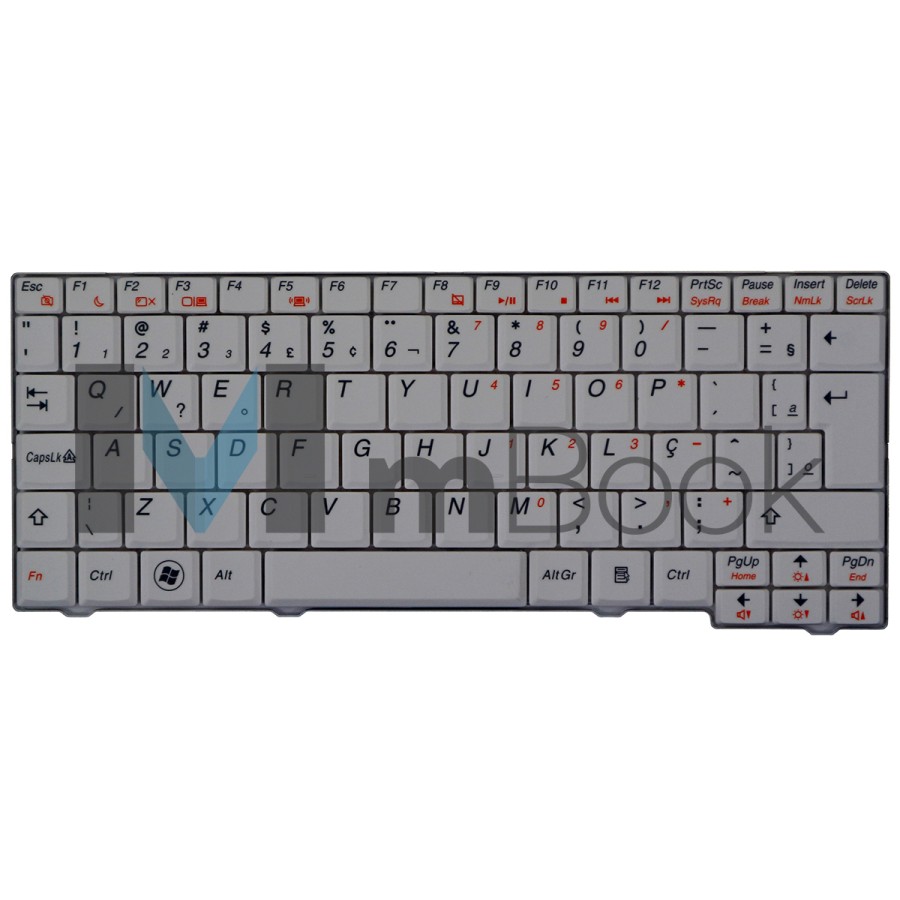 Teclado para Lenovo Ideapad 25-008466 Mp-08f53us-6861