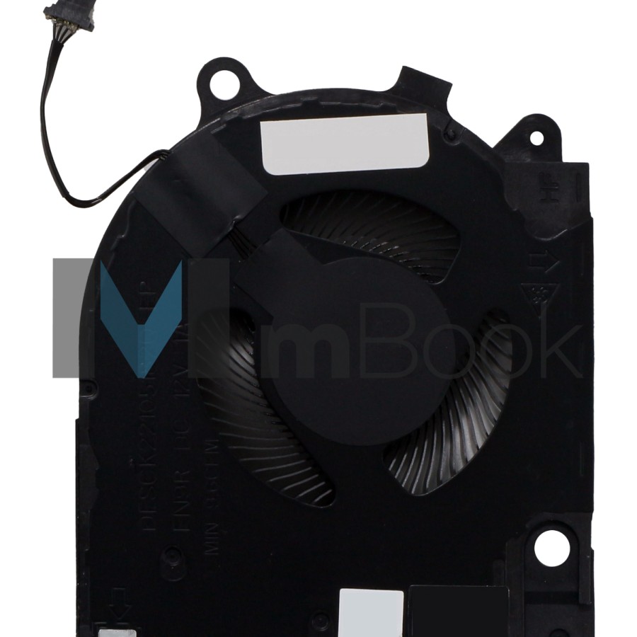 Cooler Fan Ventoinha da CPU para Dell G15 5510