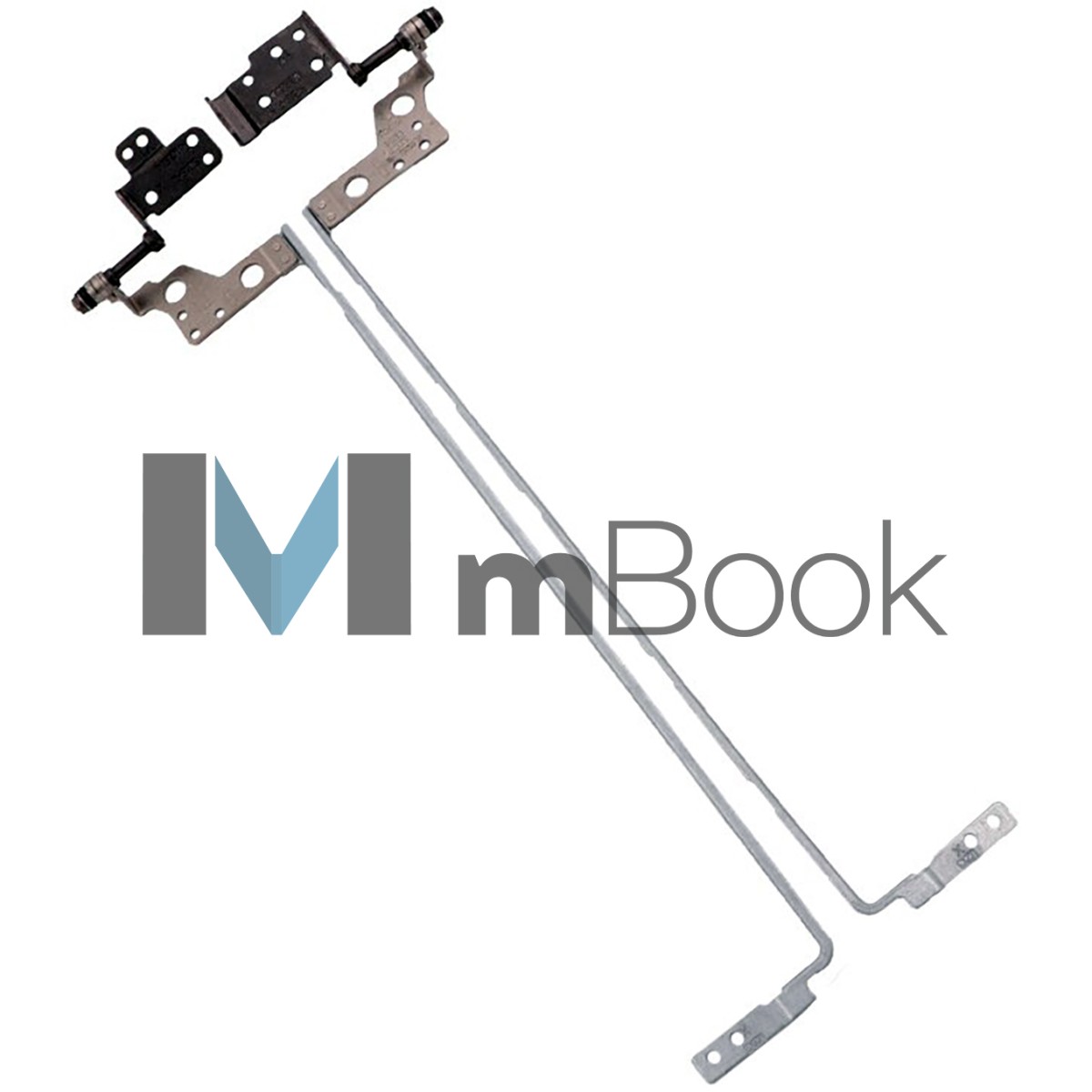 Par De Dobradiças Para Notebook Lenovo Ideapad 510-15IKB, 