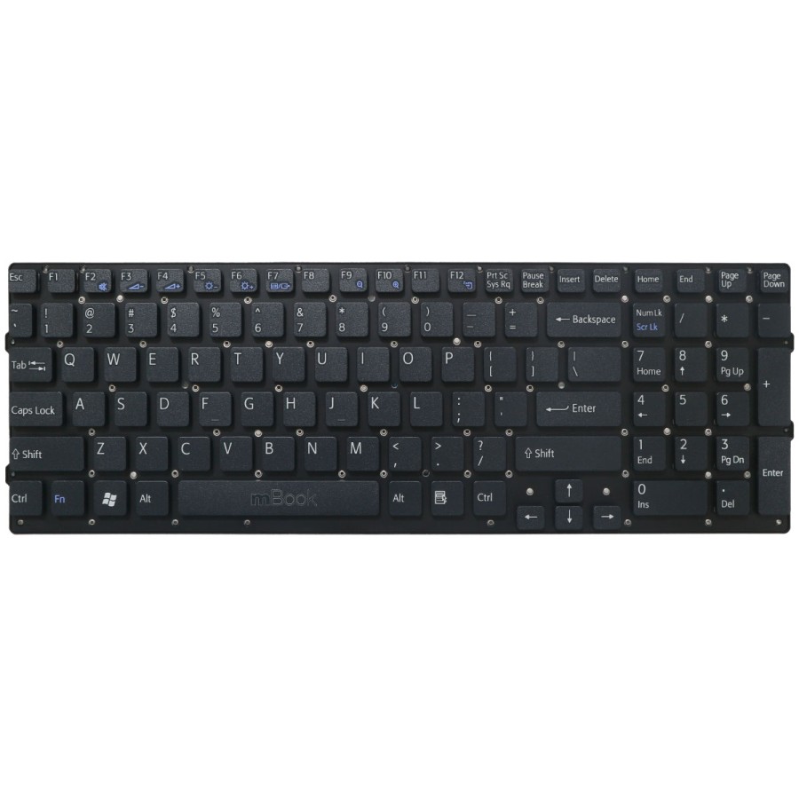 Teclado para Sony Vaio compatível com PN 9z.n6cbf.a0r