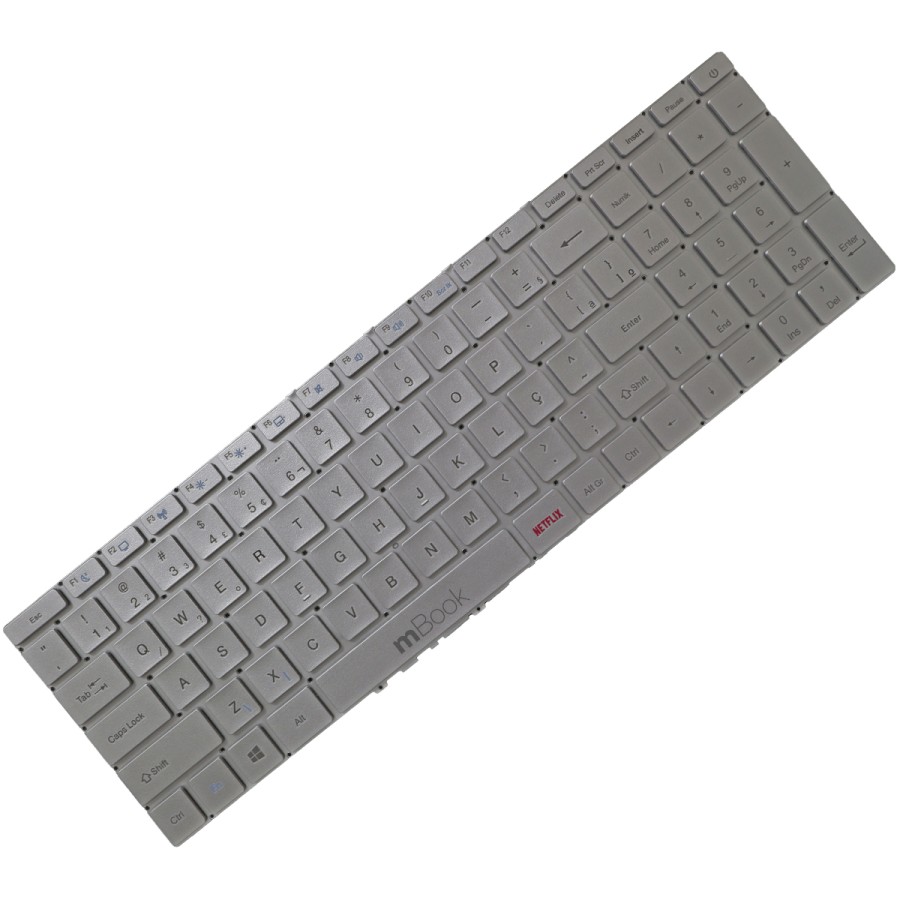 Teclado para notebooks compatível com Multilaser ULTRA UB520