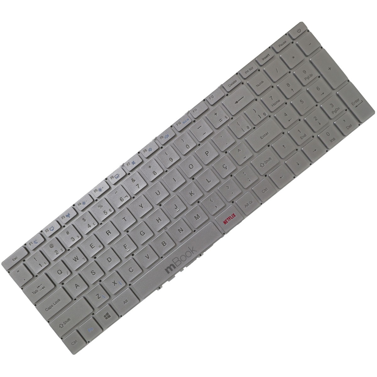 Teclado para notebooks compatível com Multilaser ULTRA UB523