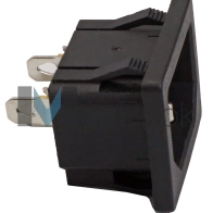 Tomada Fonte Atx C 14 P/ Painel 3 Terminais 10a - Kit 05pçs Tomada Fonte Atx C 14 P/ Painel 3 Terminais 10a - Kit 05pçs