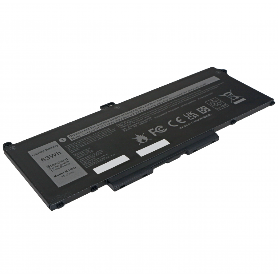 Bateria para Dell compatível com PN 7RV10 F3T9T 63Wh