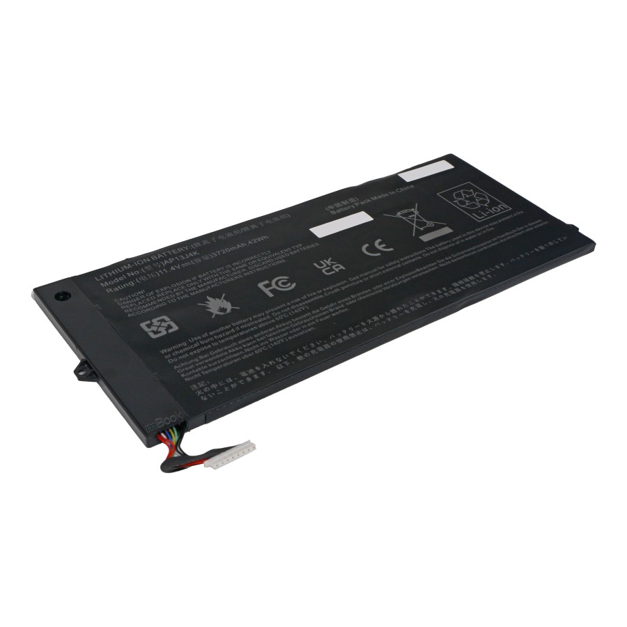 Bateria para Acer Chromebook C720, C720P, C740 Cabo Curto