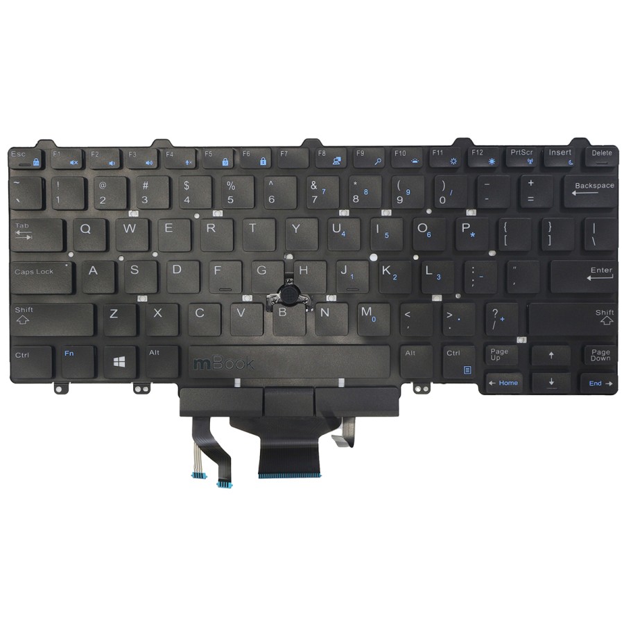 Teclado Dell Latitude Pk1313d4b00 0d19tr Padrão Americano Us