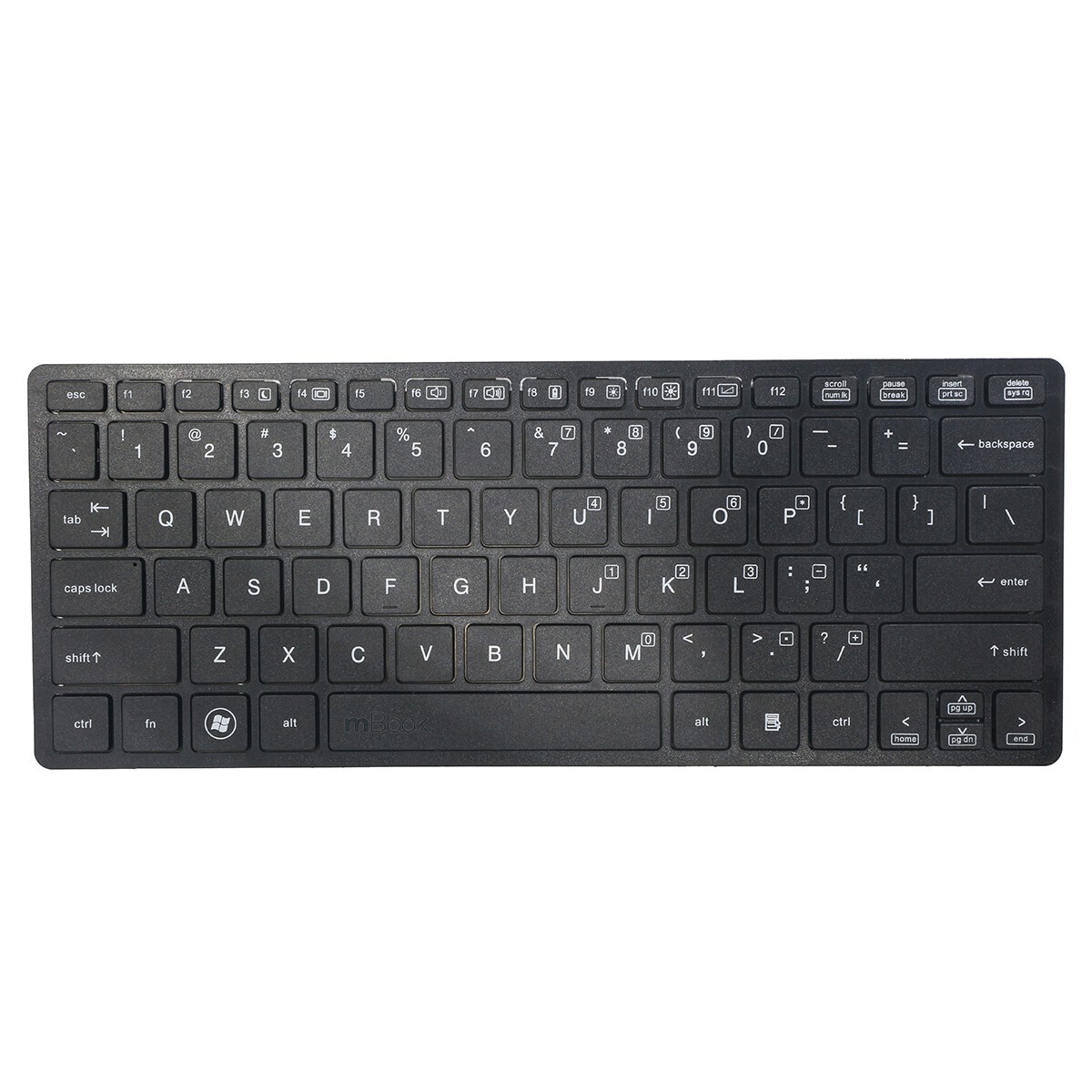 Teclado Hp Elitebook 6037b0055137 638512-d61 Moldura Preta, 