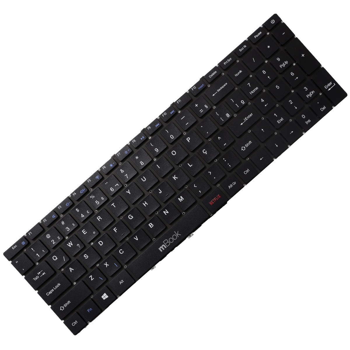 Teclado Para Compaq Presario Cq29 Cq-29 X317L BR Ç Netflix, 