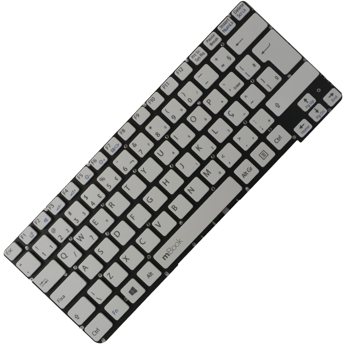 Teclado Notebook para Sony Vaio Sve14113ebp Br Branco