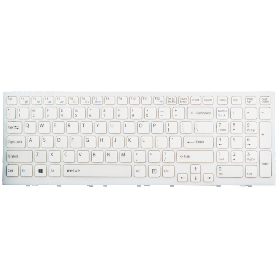 Teclado Sony Vaio PCG-71C11L PCG-71C12L PCG-91211L Branco