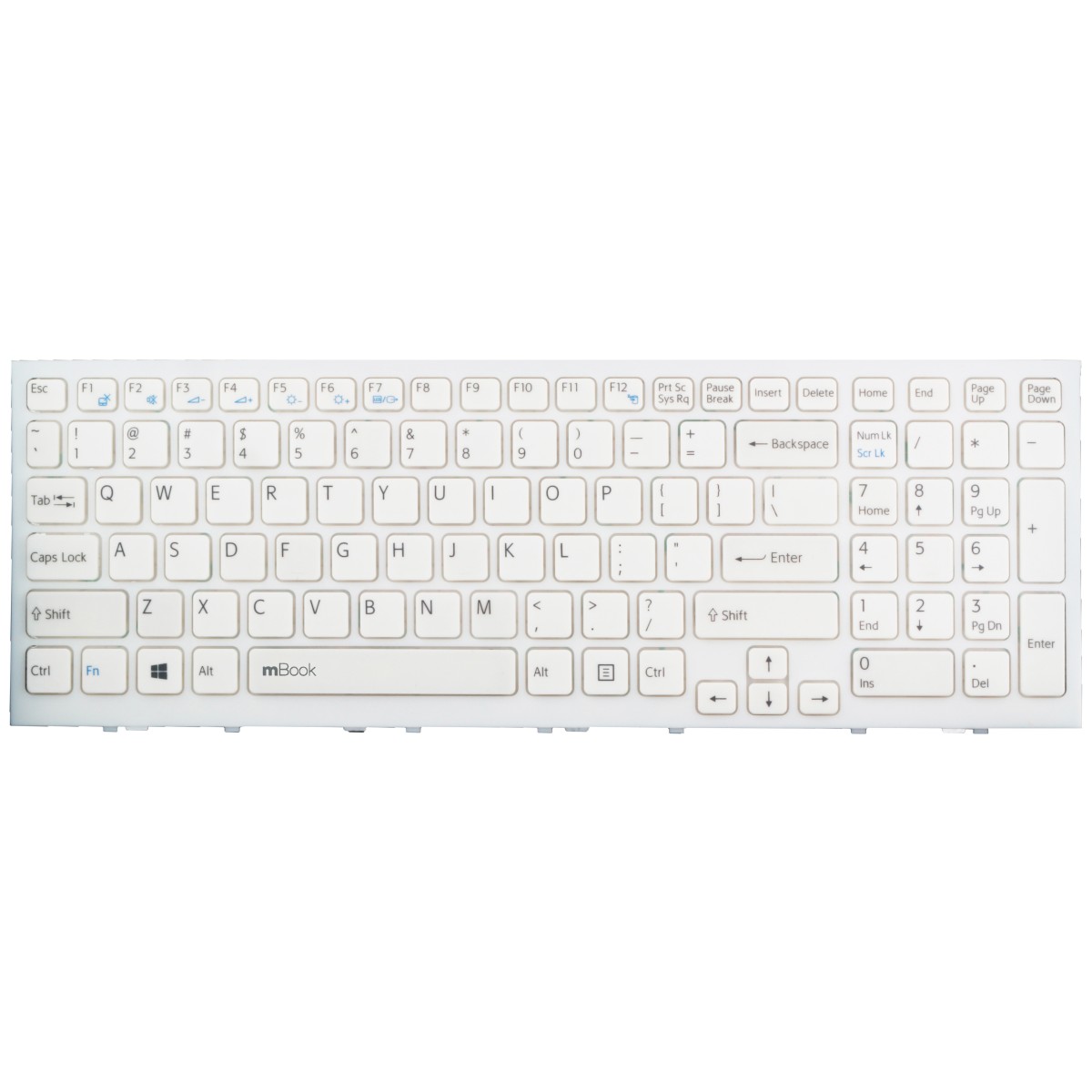 Teclado Sony Vaio VPC-EL26FX VPC-EL26FX/B VPC-EL26FX/W White, 
