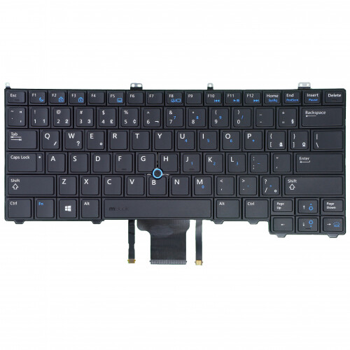 Teclado Dell Latitude 04w6pv 08pp00 4w6pv 8pp00 Com Ps E Led, 