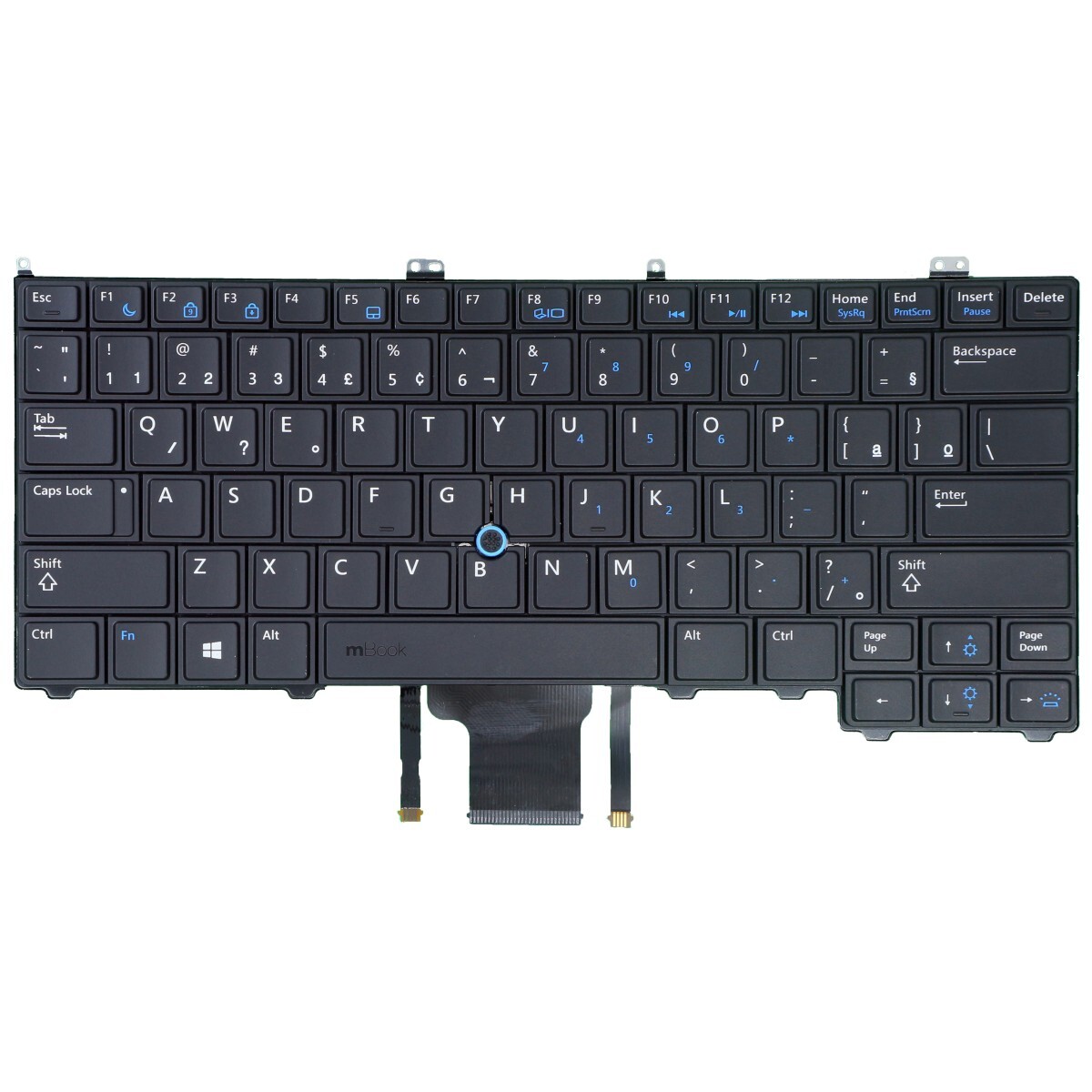 Teclado Dell Latitude E7240 E7420 E7440 Backlit Com Ps E Led, 