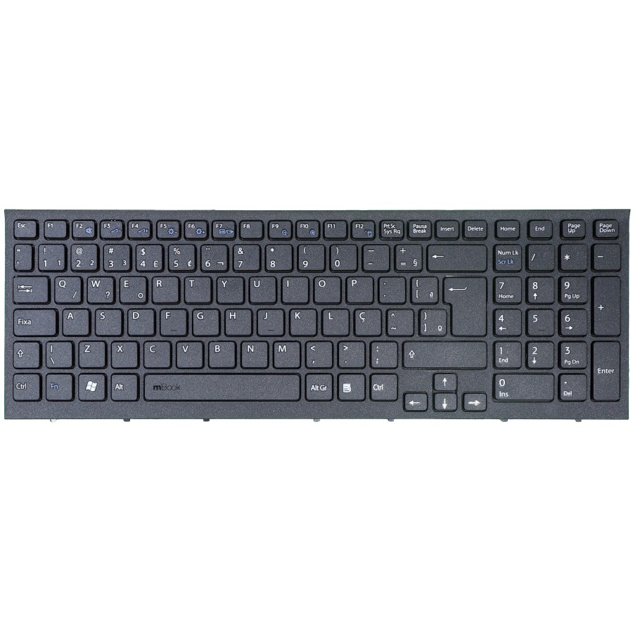 Teclado Para Sony Vaio PCG-71211L PCG-71211M Preto BR