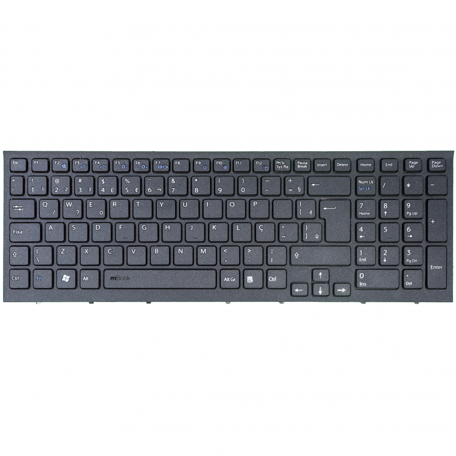 Teclado Para Sony Vaio VPCEB4B4E VPCEB4C4E Preto BR
