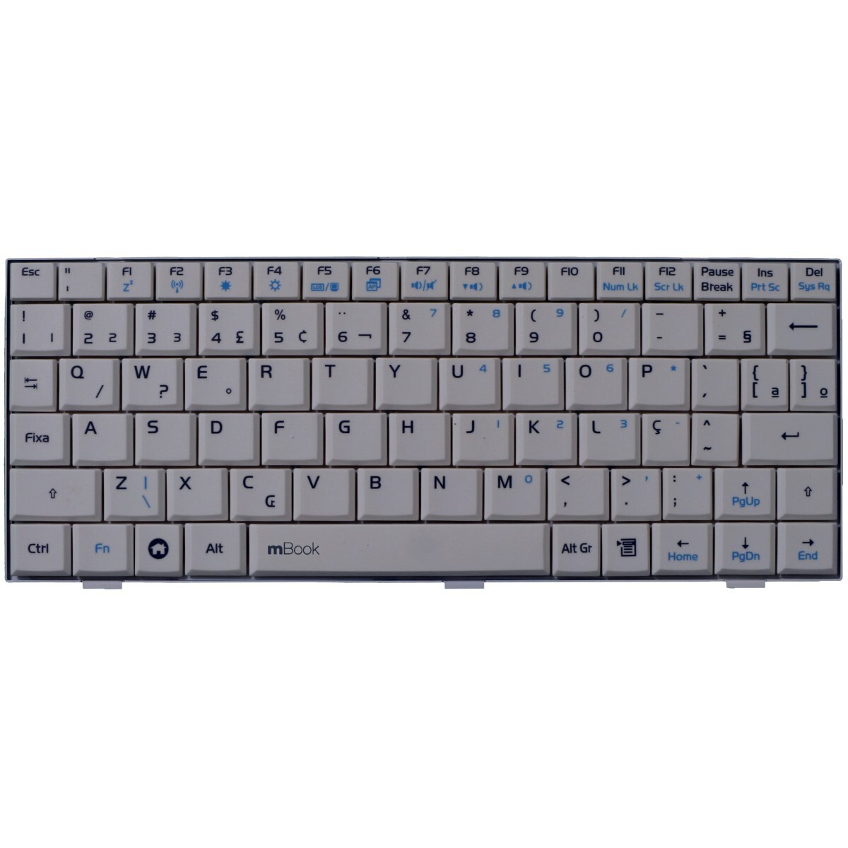 Teclado Asus Eeepc Eee Pc 700 701 900 901 4g 2g 8g Branco, 