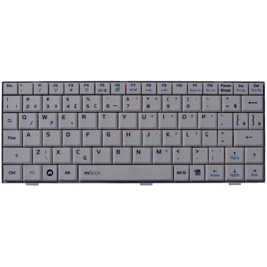 Teclado Asus Eeepc Eee Pc 700 701 900 901 4g 2g 8g Branco