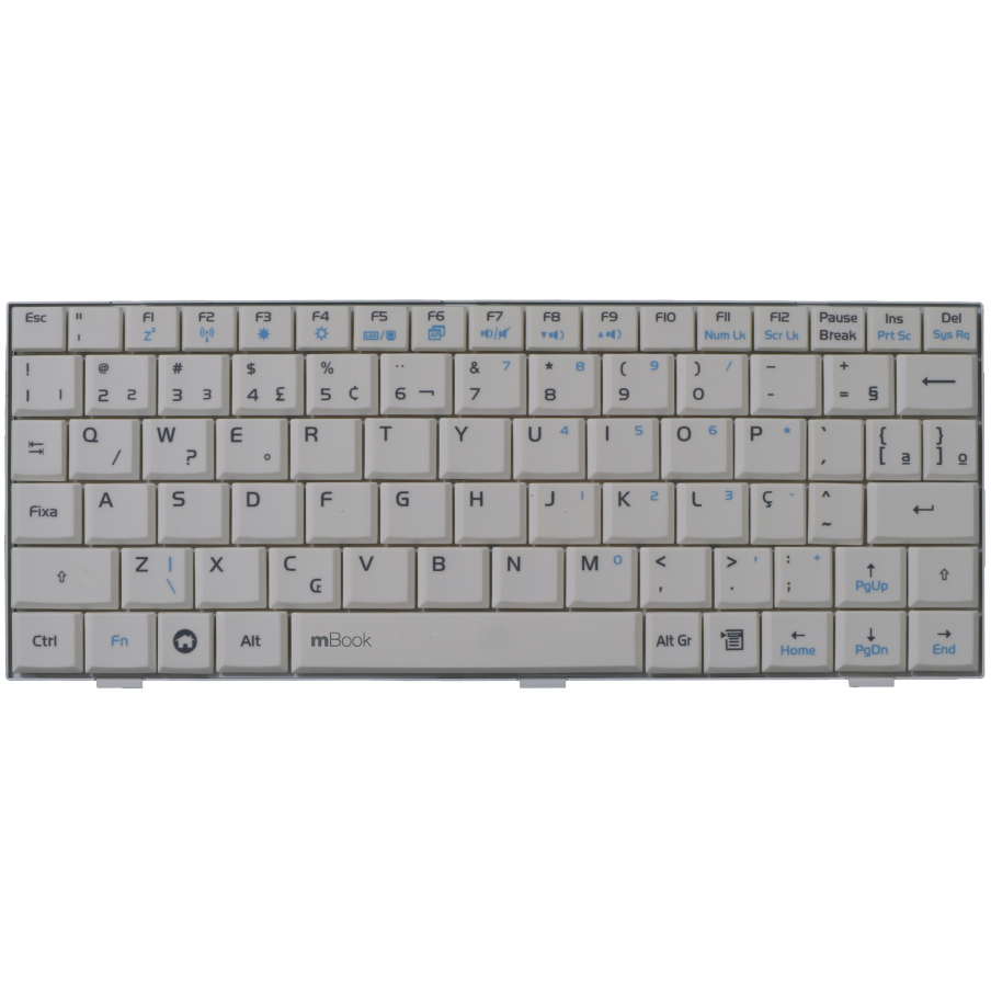 Teclado Asus Eeepc Eee Pc 700 701 900 901 4g 2g 8g Branco