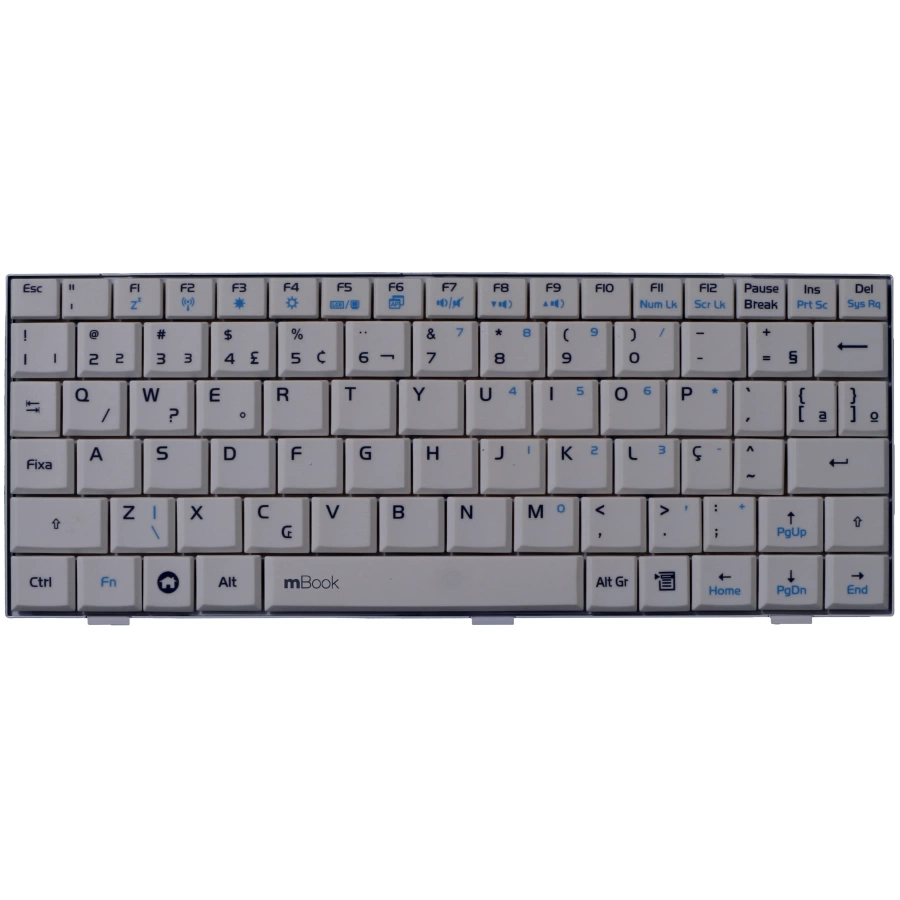 Teclado Asus Eeepc 700 701 900 901 4g 2g 8g Surf Br Branco