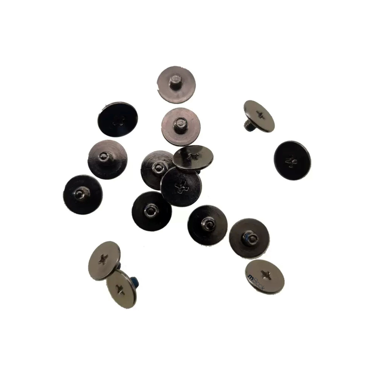 Kit com 6 unidades de parafusos para dobradiça de notebooks, 