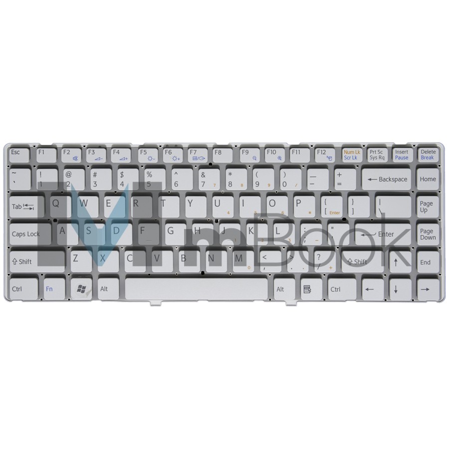 Teclado para Sony Vaio compatível com PN 1-487-388-11