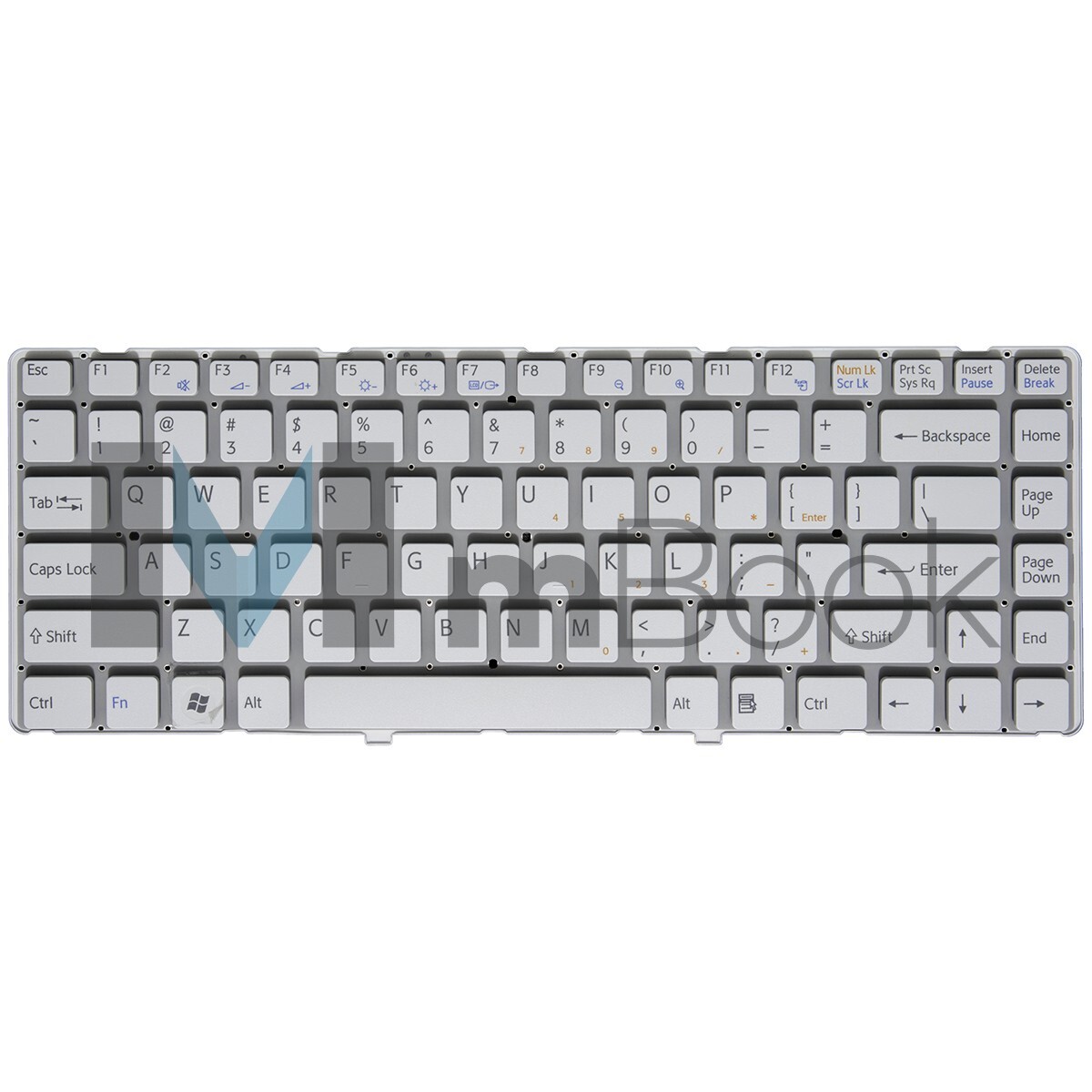 Teclado pra Sony Vaio compatível com 148738321 Layout US, 