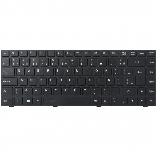 Teclado Notebook para Lenovo Ideapad 100-14lby 14lby 80r7 Ç, 