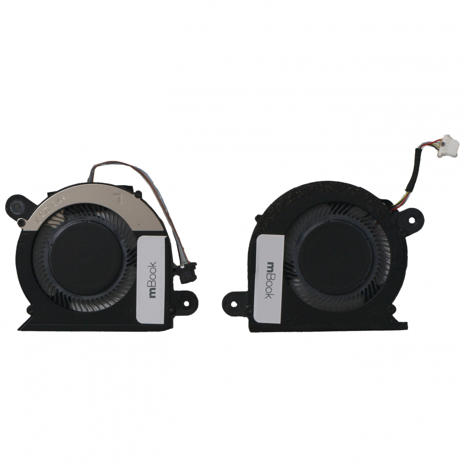 Par Cooler Fan Ventoinha Cpu Gpu para Dell Xps 13 9300, 9310