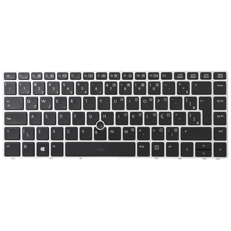 Teclado HP EliteBook Folio 702843-201 785648-201 BR Com Led, 