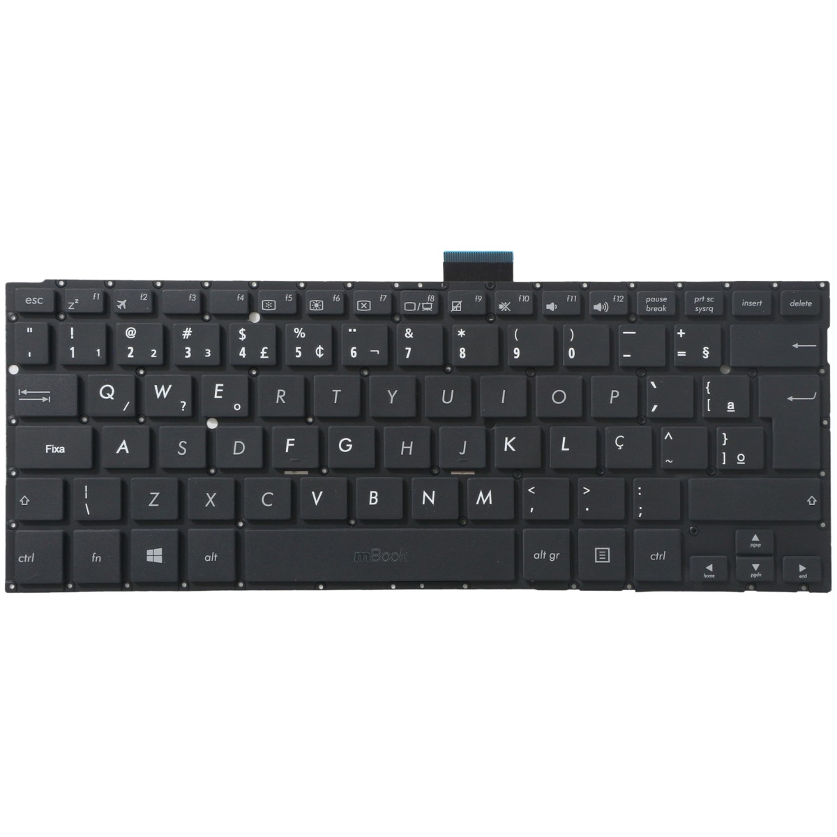 Teclado Para Asus Tp301u Tp301ua Layout Abnt (br Com Ç), 