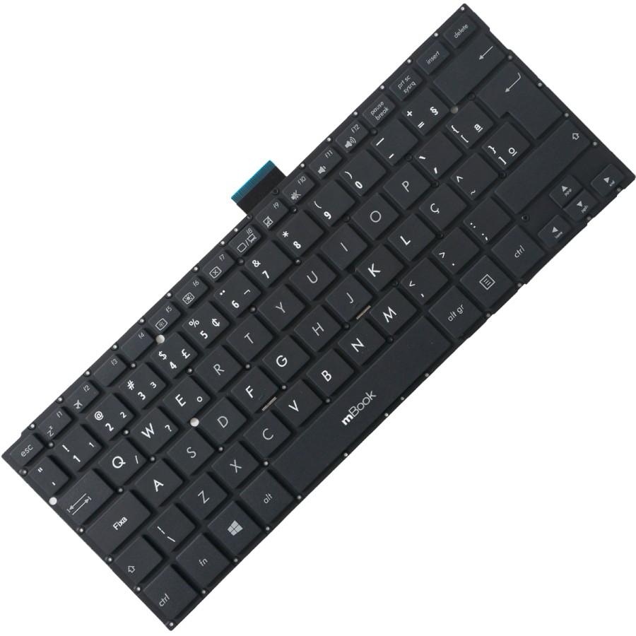Teclado para Asus TP301UJ Q303UA Layout ABNT (BR com Ç)