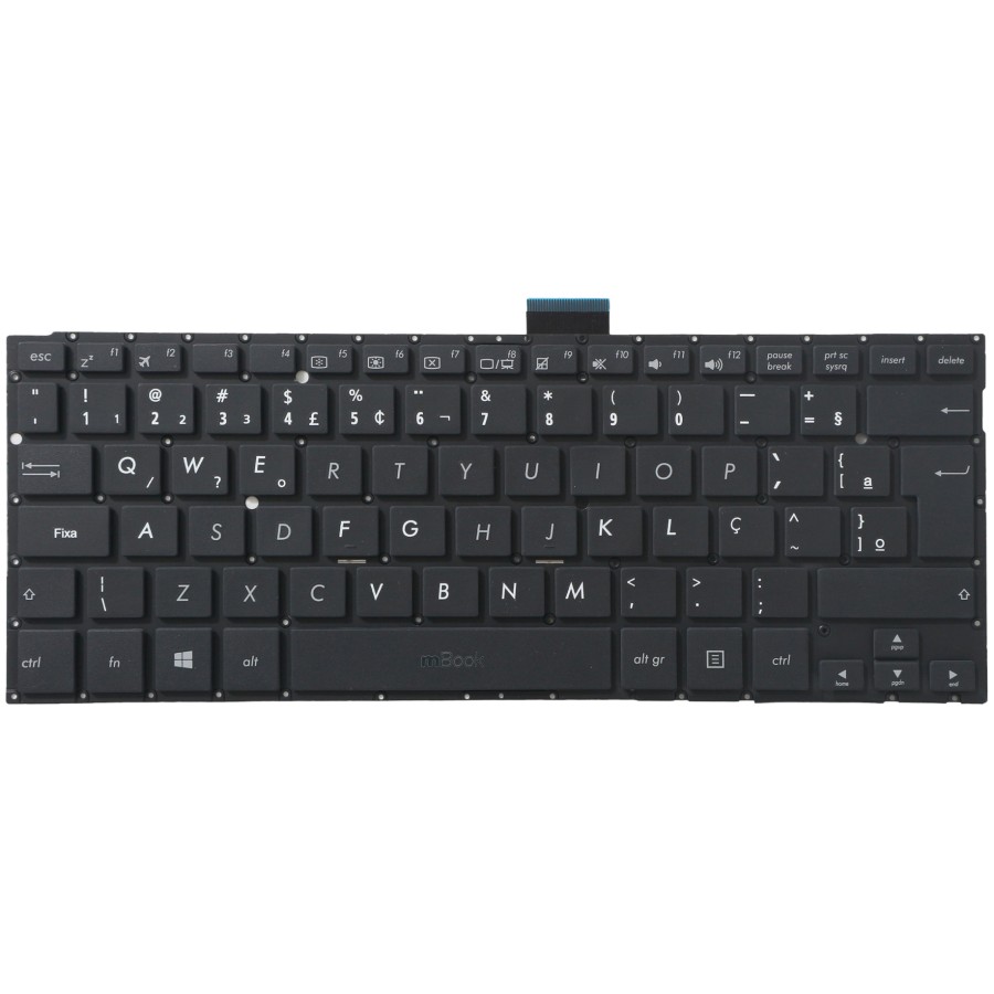 Teclado para Asus TP301UJ Q303UA Layout ABNT (BR com Ç)