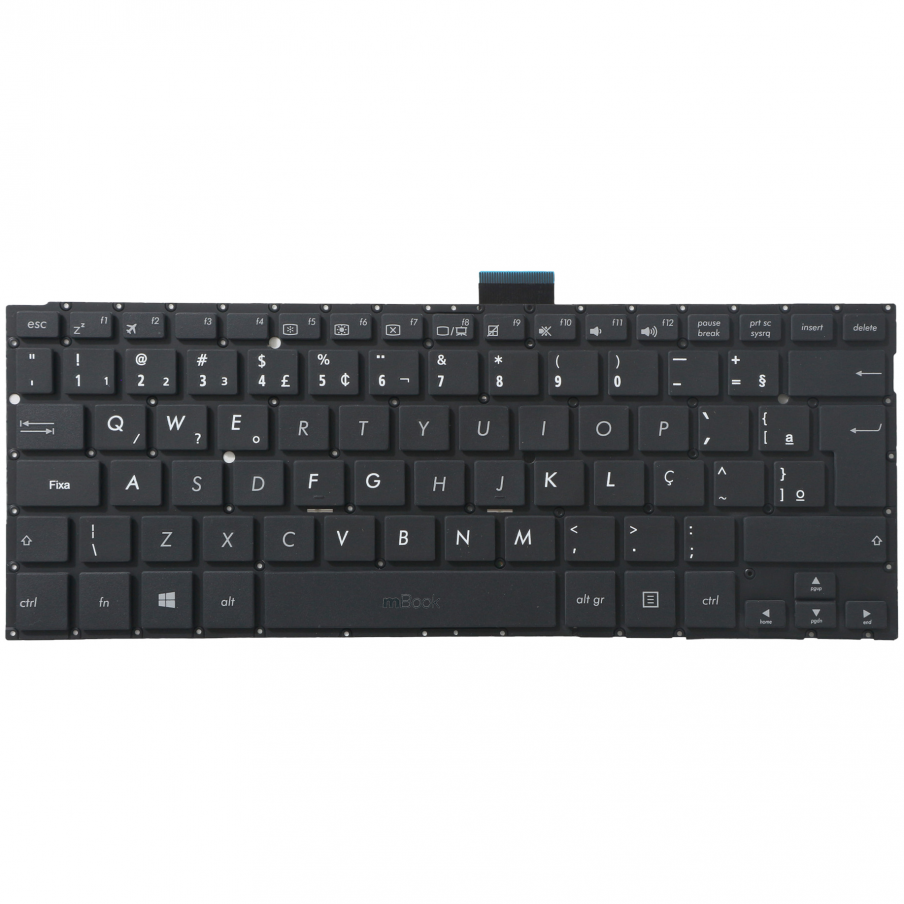 Teclado para Asus TP301UJ Q303UA Layout ABNT (BR com Ç)