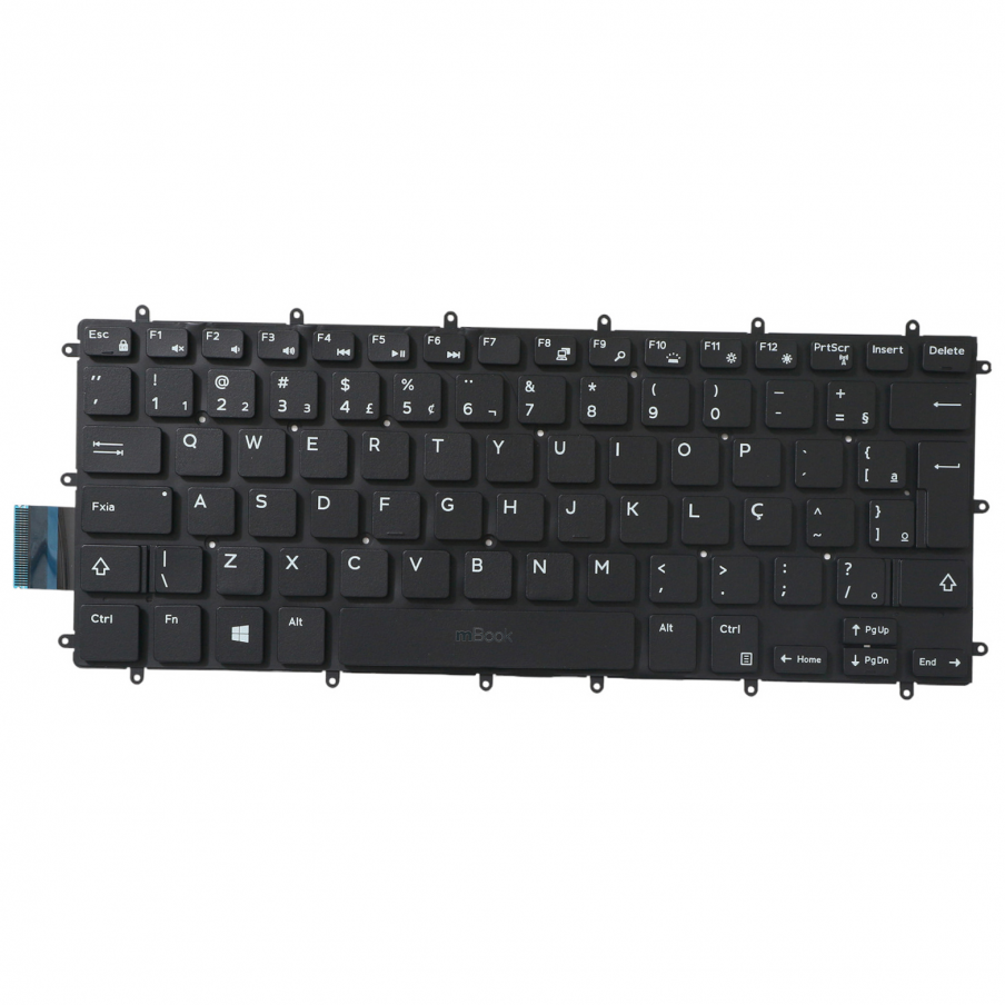 Teclado pra Dell Inspiron 14 7472 BR Sem LED