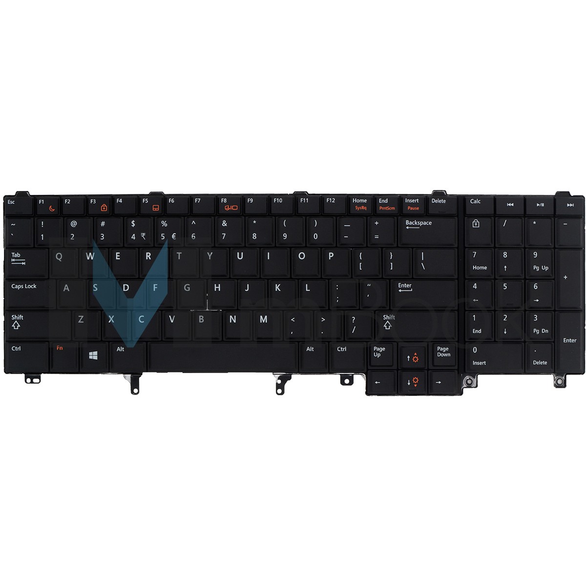 Teclado Notebook para Dell Pk130fh1d00 Nsk-dw2bc, 