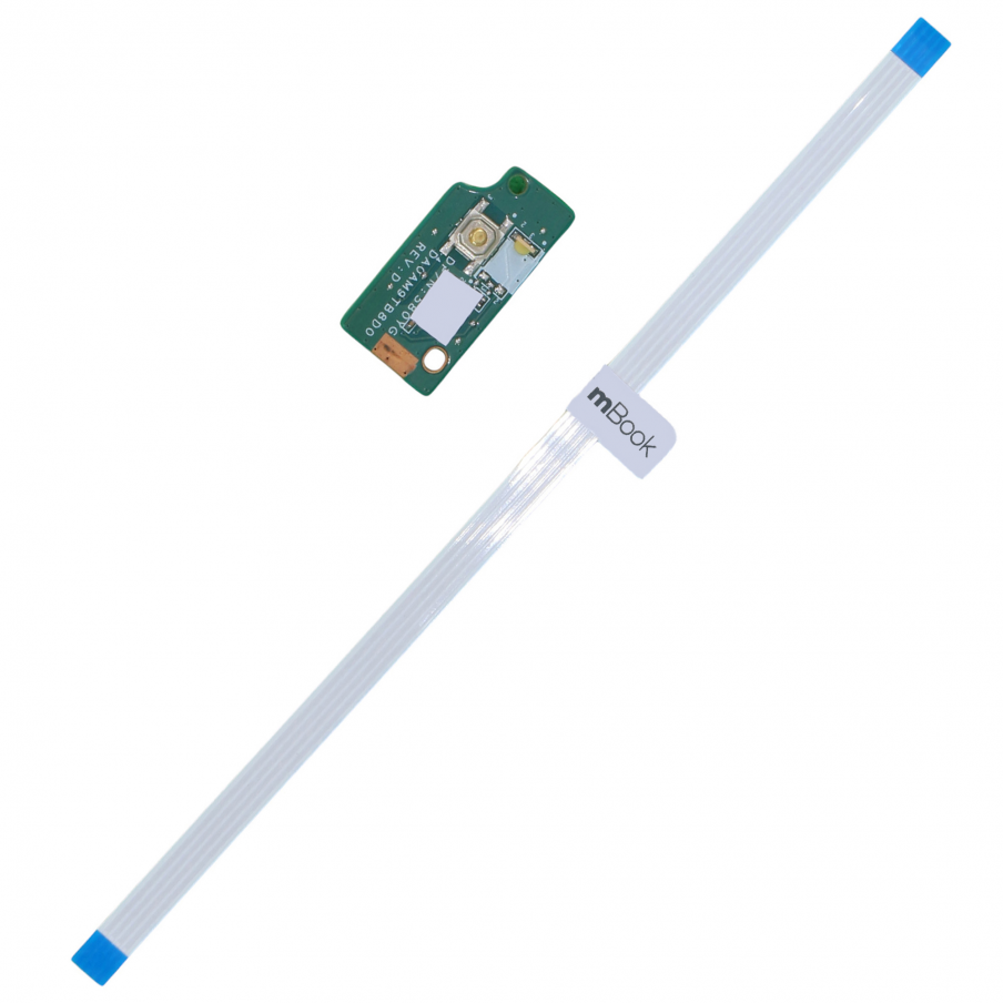 Placa Botão Power para notebook compatível com 580YG, P57F